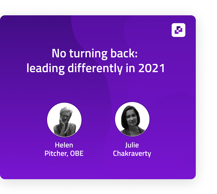 No turning back: leading differently in 2021